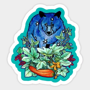 Spirit Bear in Garden Sticker